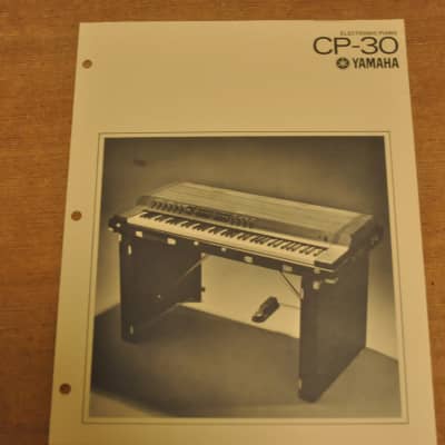 Yamaha CP-30 Electronic Piano catalog, pamphlet, brochure.  ca 1970's