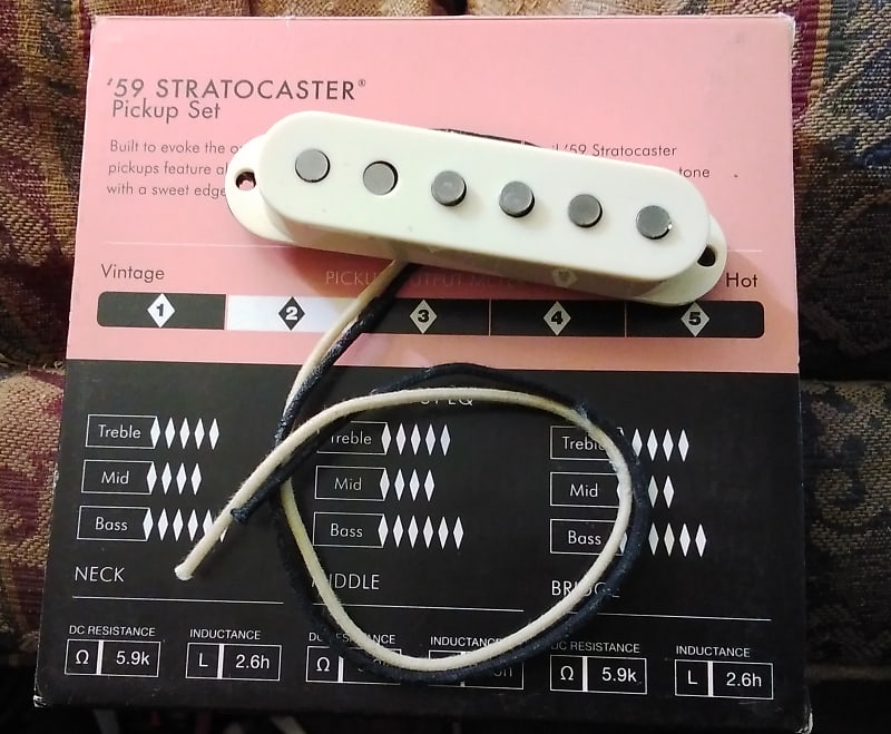 Fender 099-2236-000 Pure Vintage '59 Stratocaster Pickup Set