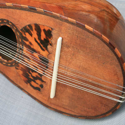 MANDOLIN ANTIQUE ITALIAN BOWLBACK ‘IL GLOBO’ 1890s ITALY image 14