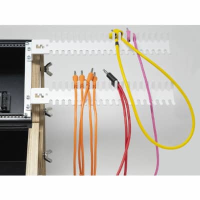 Koma Elektronik Kabelhanger Synth Module Patch Cable Hanger Kit (white, pair) image 1