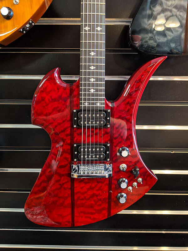 B.C. Rich Mockingbird Legacy STQ Hardtail Trans Red | Reverb