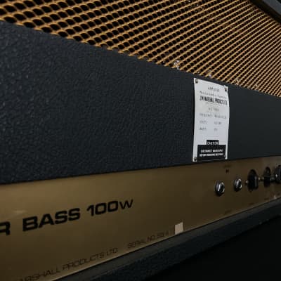 1968 / 1969 Marshall JMP 1992 Super Bass 100W Stack image 4