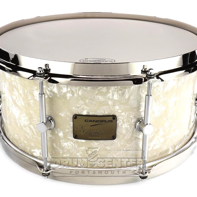 Canopus Neo Vintage M2 Snare Drum 14x5 Blue Oyster | Reverb