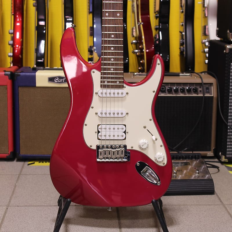 Greco Stratocaster Wild Scamper HSS Red Indonesia 2010s