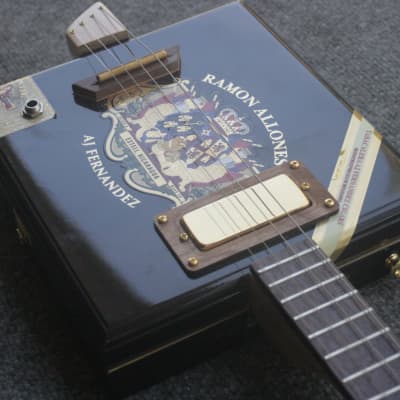Ramon Allones  Electric Cigar Box Guitar by D-Art Homemade Guitar Co. for sale