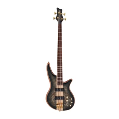 Jackson Pro Series Spectra Bass SBP IV 4-String Guitar with Caramelized Jatoba Fingerboard (Right-Handed, Transparent Black Burst) image 1