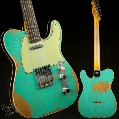 Fender Custom Shop 1960 Telecaster Custom Heavy Relic - Seafoam Green Sparkle for sale
