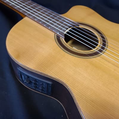 Admira Virtuoso ECF Cutaway Acoustic Electric Nylon String Classical Guitar Made in Spain image 12