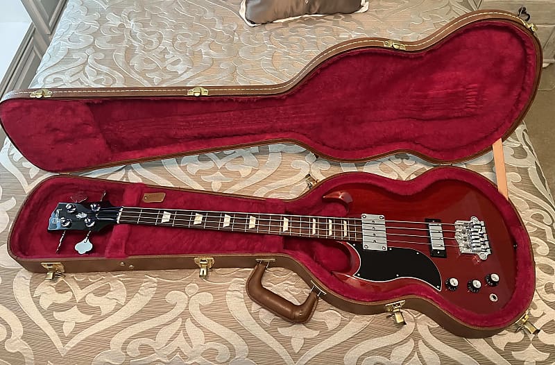 Gibson SG Left Hand Bass 2018 - Cherry | Reverb