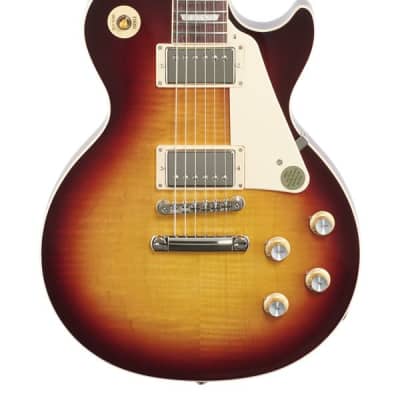 Gibson Exclusive Les Paul Standard 60s AAA Flamed Top Guitar with Case Bourbon Burst image 3