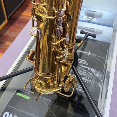Conn 30M Tenor Saxophone Vintage w/ Selmer Paris Neck & C Star Paris Mouthpiece '35-'43 Gold Lacquer image 13