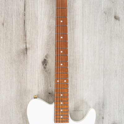 Ibanez Lari Basilio Signature LB1 Guitar, Roasted Birdseye Maple, White image 16