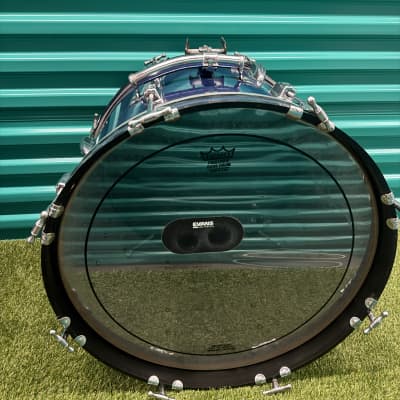 ⚡️Vintage Whitehall 4-Piece Drum Set 20" /12" / 13"/16" Made In Japan -Blue Sparkle⚡️ image 23