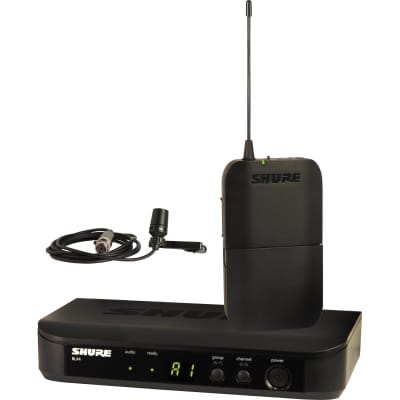 Shure BLX14/CVL Wireless Lavalier Microphone System - H10 Band image 1
