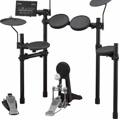 Yamaha DTX452K Complete Electronic Drum Kit included Double-Braced Drum Throne, Drum Sticks and Drum image 2