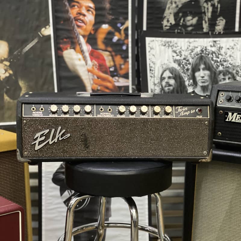 1960's Elk Twin Amp 60 Vintage Japanese Tube Amp Reverb