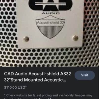 CAD VocalShield VS1 Foldable Stand-Mounted Acoustic Shield VS1