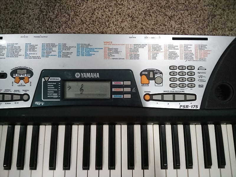 Yamaha PSR175 Keyboard Reverb