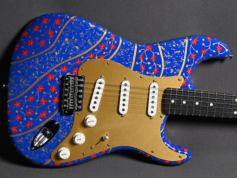 Fender Custom Shop Stratocaster "Blue with Red & Gold" Thorn / Gallenberger Project 2022 image 1