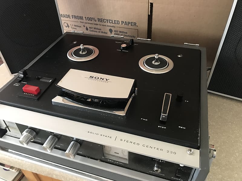 Sony TC-230 Stereo Reel to Reel Tape recorder 1968