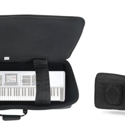Rockville 76 Key Padded Rigid Durable Keyboard Gig Bag Case For ROLAND FANTOM X7