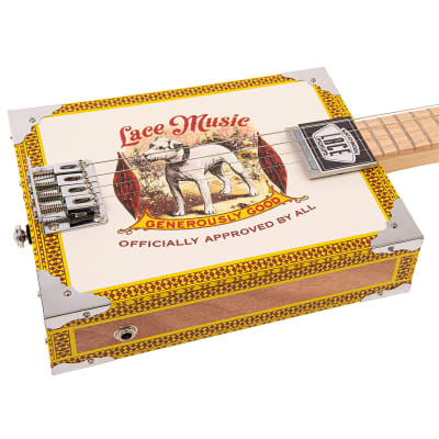 Lace Cigar Box Electric Guitar ~ 4 String ~ Pero Pup image 5