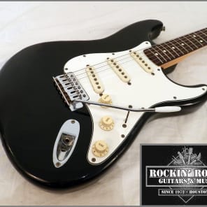 Fender Stratocaster Strange USA/Japan Export Model 1989 Black image 1