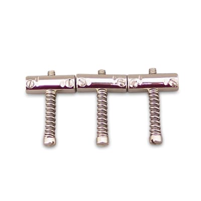 Rutters Broadcaster Steel Saddles Straight Compensated Nickel for sale