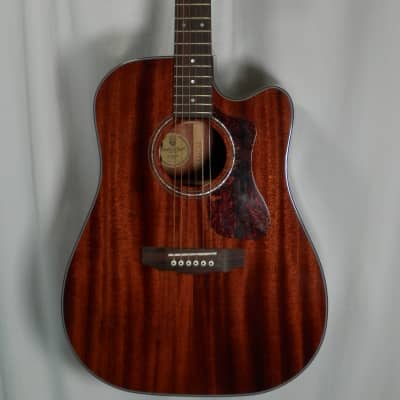 Guild D-120CE Natural Dreadnought Cutaway Acoustic Electric Guitar with gig bag image 2