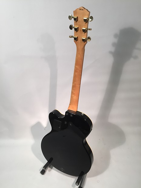 Yamaha AEX500 Electro acoustic jazz guitar Black | Reverb