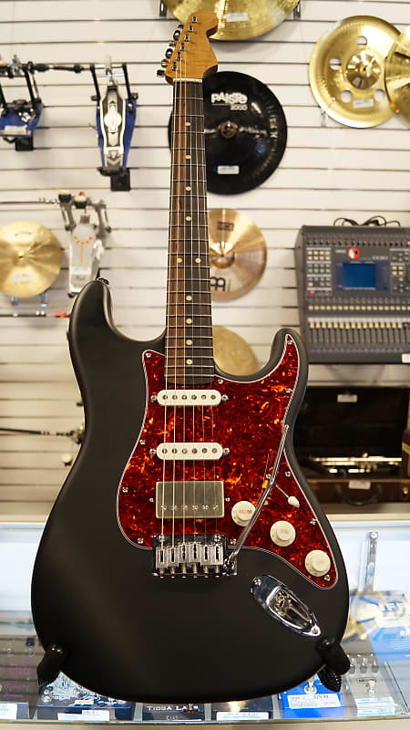 Warmoth Custom Stratocaster w/Porter Pickups and Fender HSC! 2022 - Satin Black image 1
