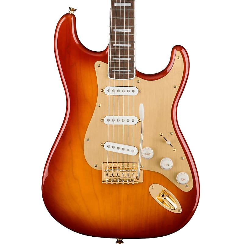 Squier 40th Anniversary Gold Edition Stratocaster image 3