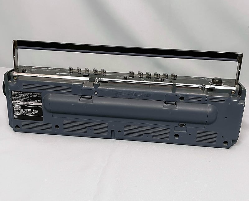 1990s Sharp WQ-571Z(BK) AM/FM Aux-in Radio Cassette Player