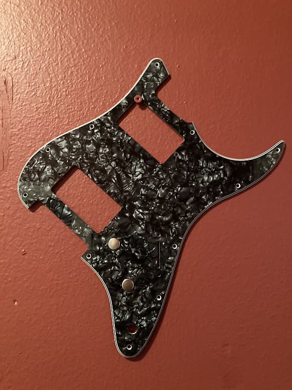 Warmoth Custom pickguard 2021 Grey Pearloid Reverb