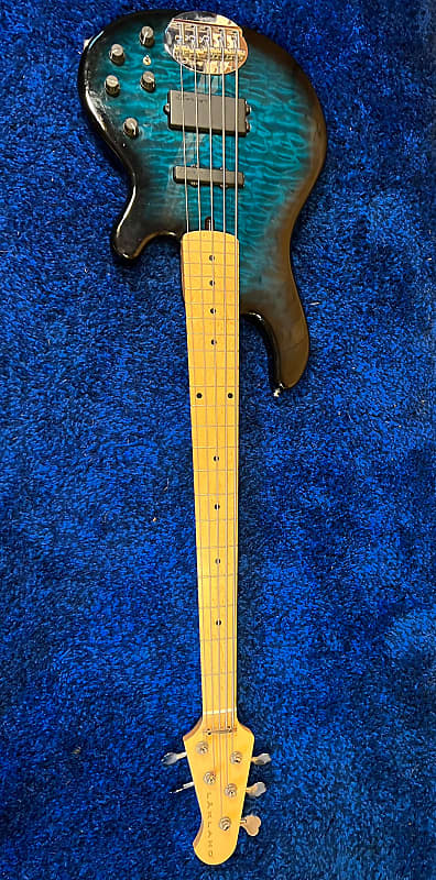 Lakland SL55-94 Deluxe Maple FB / Teal Green Sunburst（新品