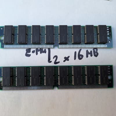 E-MU Systems E64 RAM : 2 x 16 MB SIMMs 72-pins