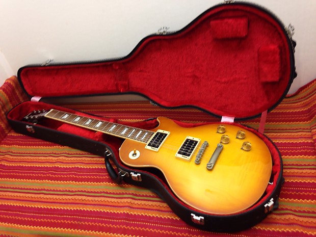 Burny 59 Slash Les Paul Sunburst MIJ CIJ with Case CIJ Made in