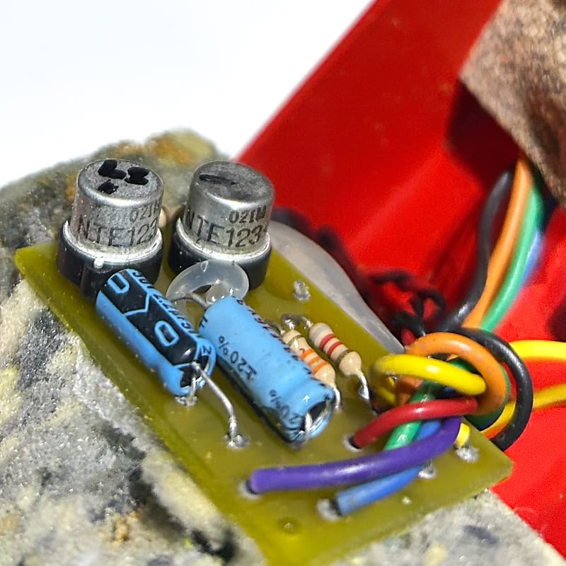 Cesar Diaz Texas Square Face NTE123 Red Fuzz SRV Guitar Cesar Diaz Texas Square Face NTE123 Red Fuzz SRV Guitar