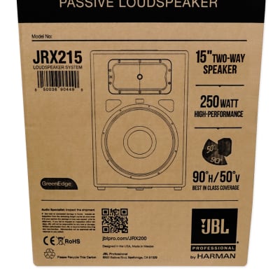 (2) JBL Pro JRX215 1000 Watt 15" Passive DJ PA Speakers + Hand Truck image 12