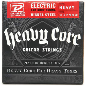 Dunlop DHCN1048 Heavy Core Nickel-Plated Steel Electric Guitar Strings (10-48)