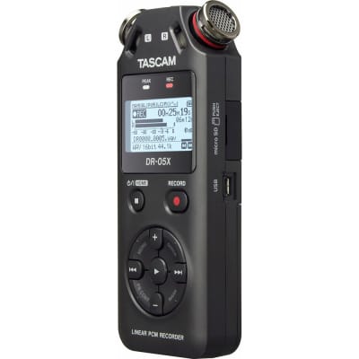 Tascam DR-05X Stereo Handheld Digital Recorder and USB Audio Interface DR05X image 2