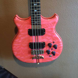 Alembic Stanley Clarke Deluxe 1990 Flash Pink image 5