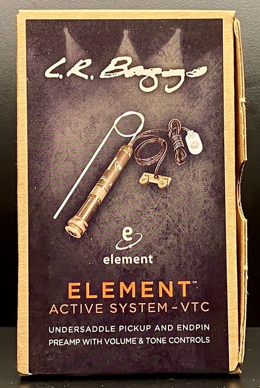 L.R.Baggs #VTC - Element Active System Undersaddle Pickup with Volume & Tone image 1