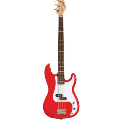 Austin APB200 Electric Bass Guitar Red image 2
