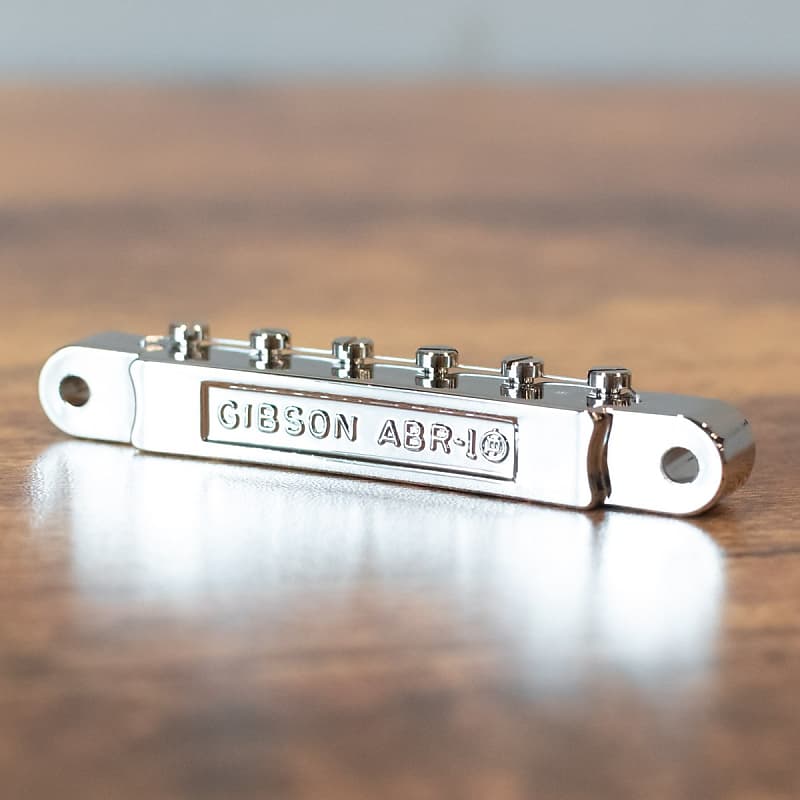Gibson ABR-1 Tune-o-matic Bridge Nickel image 1