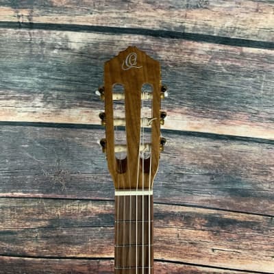 Ortega Left Handed RCE138-L Slim Neck Acoustic Electric Cutaway Classical Guitar image 7