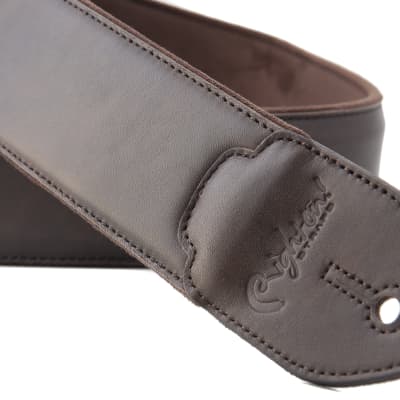 RightOn! Leathercraft Vintage Brown Guitar Strap image 5