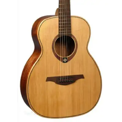 Lag TRAVEL-RC Tramontane Acoustic Travel Guitar. Red Ceder image 2