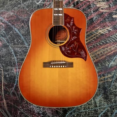 Epiphone Masterbilt Hummingbird Aged Cherry Sunburst Gloss | Reverb