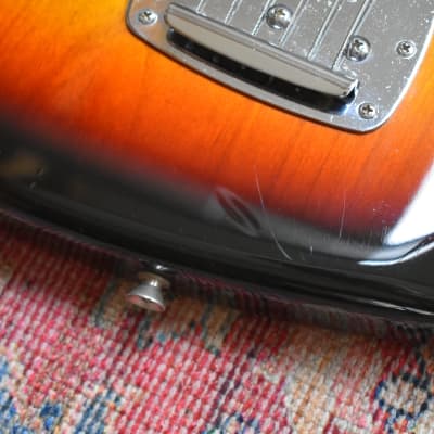 1998 Fender Japan “Order” JG66 Jaguar Left-Handed Sunburst, CIJ, Limited, Offset image 6